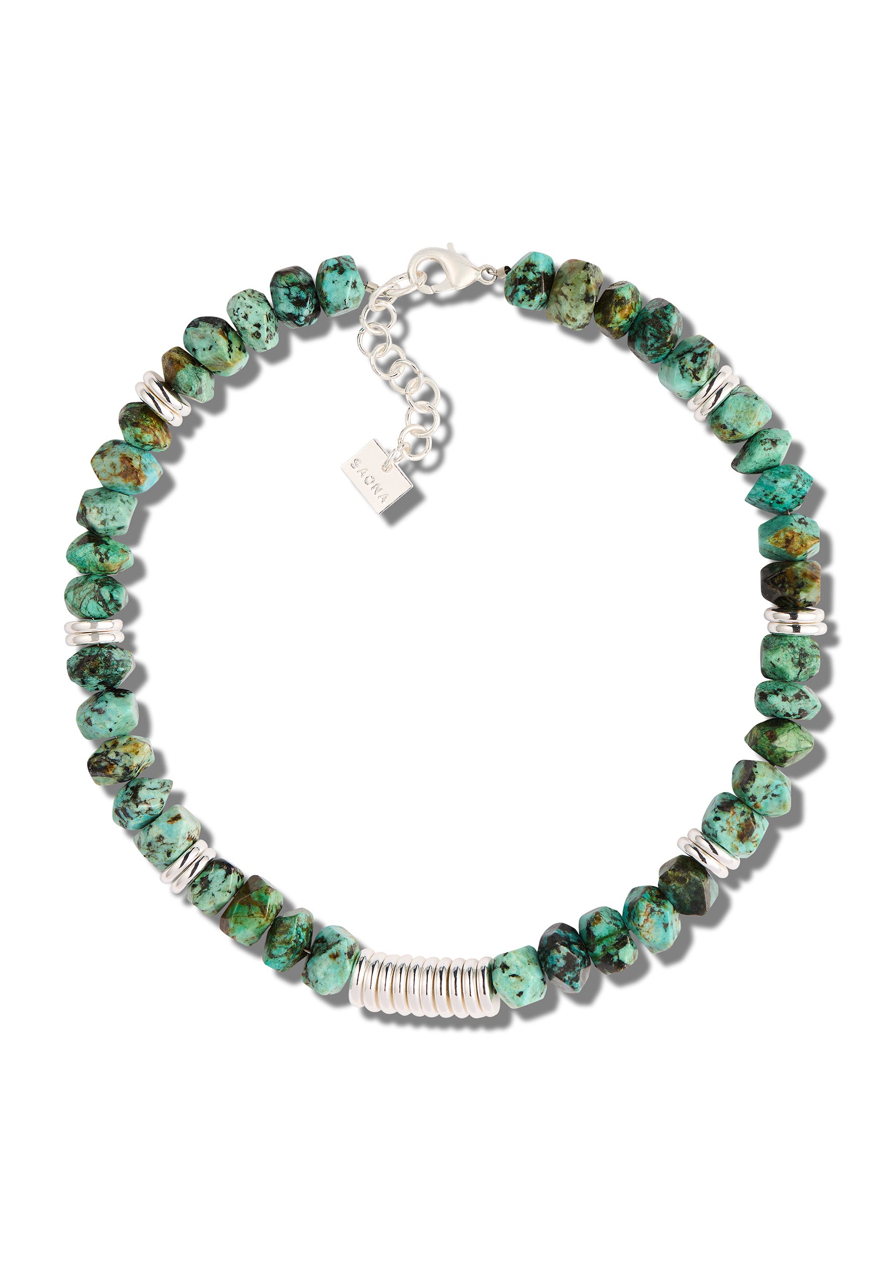 COLLIER SAONA -SUNRAY PAROS -SILVER