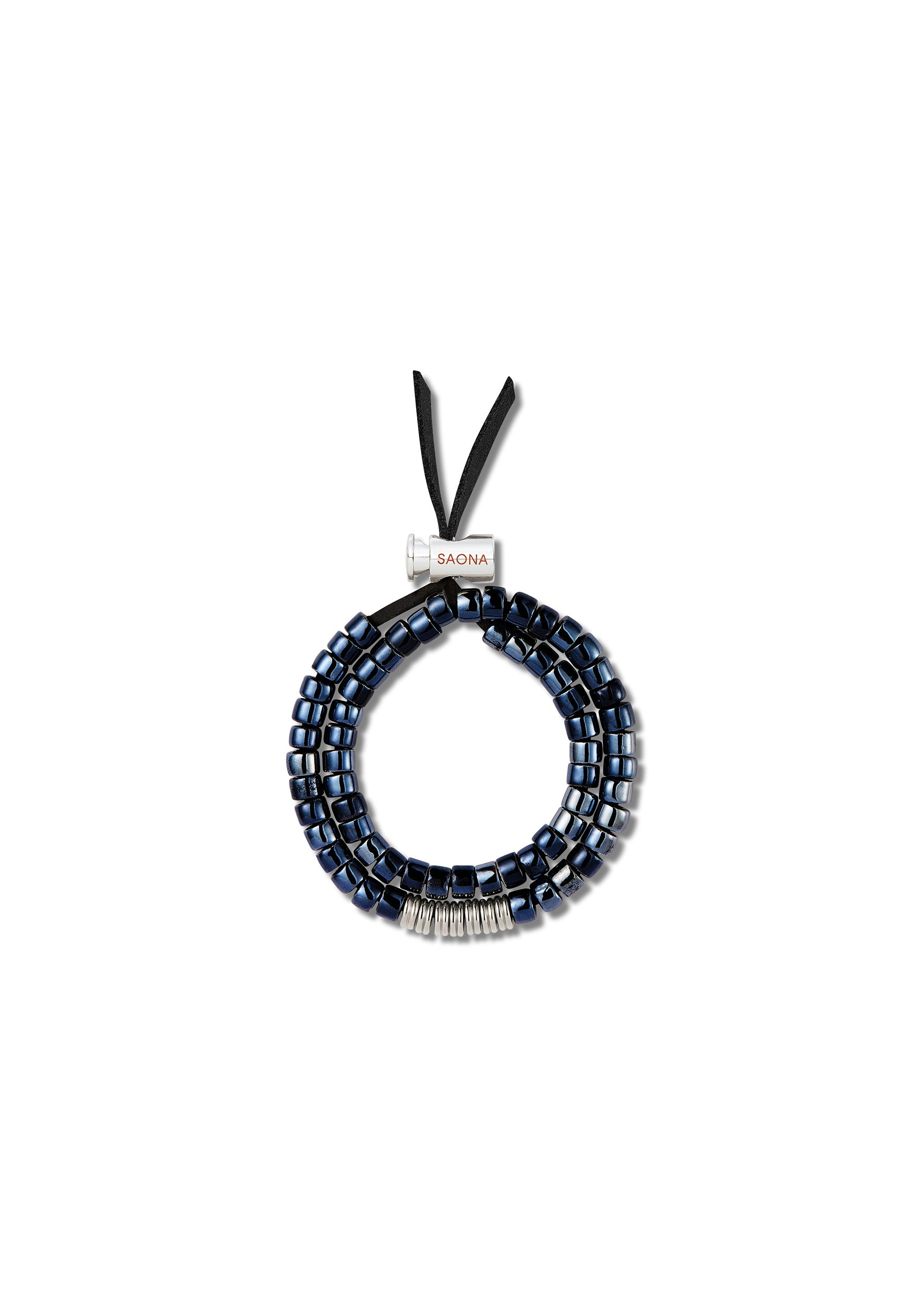 BRACELET SAONA -CALIFORNIA OFF-BLACK-SILVER