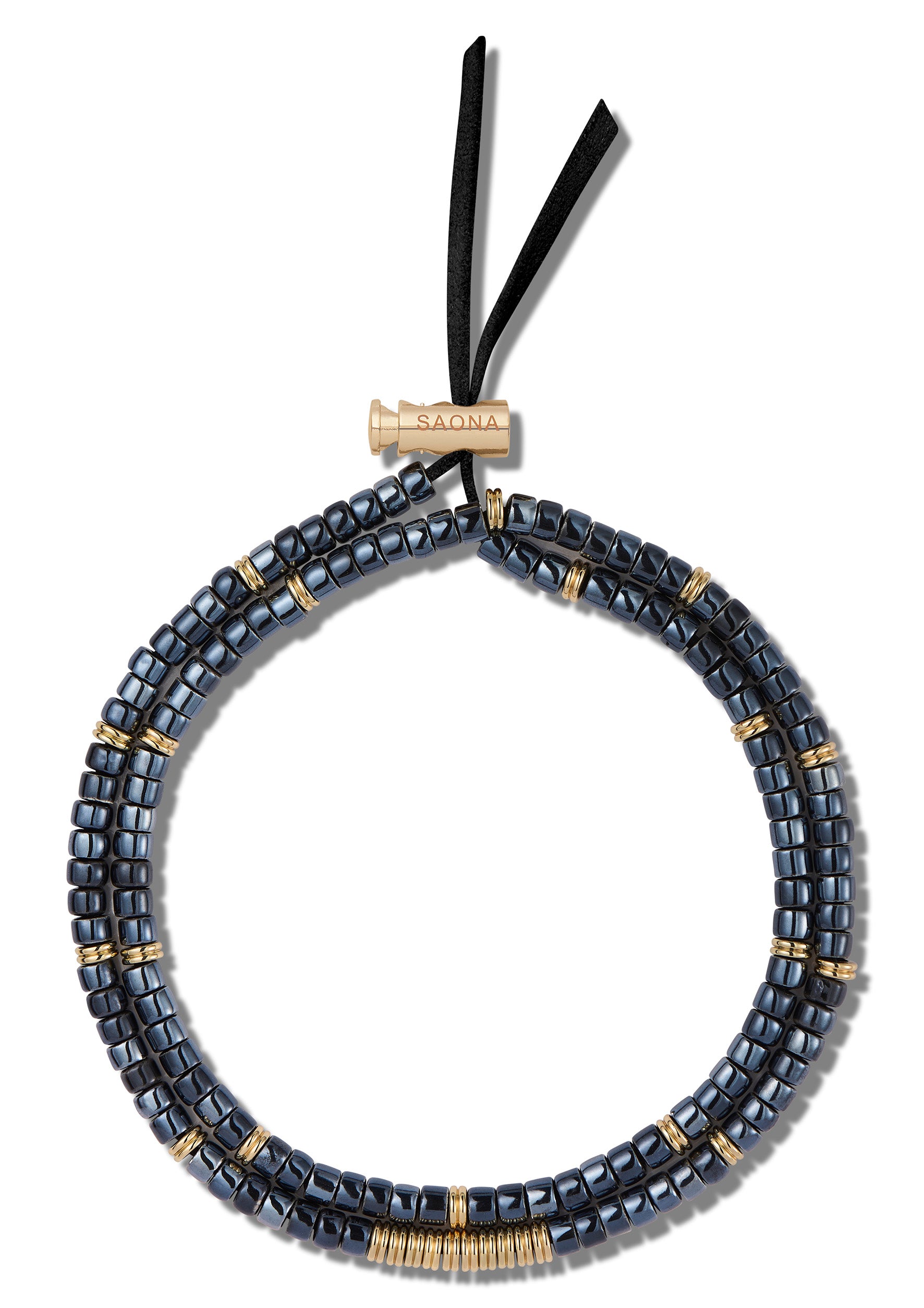 COLLIER SAONA -CALIFORNIA OFF-BLACK GOLD